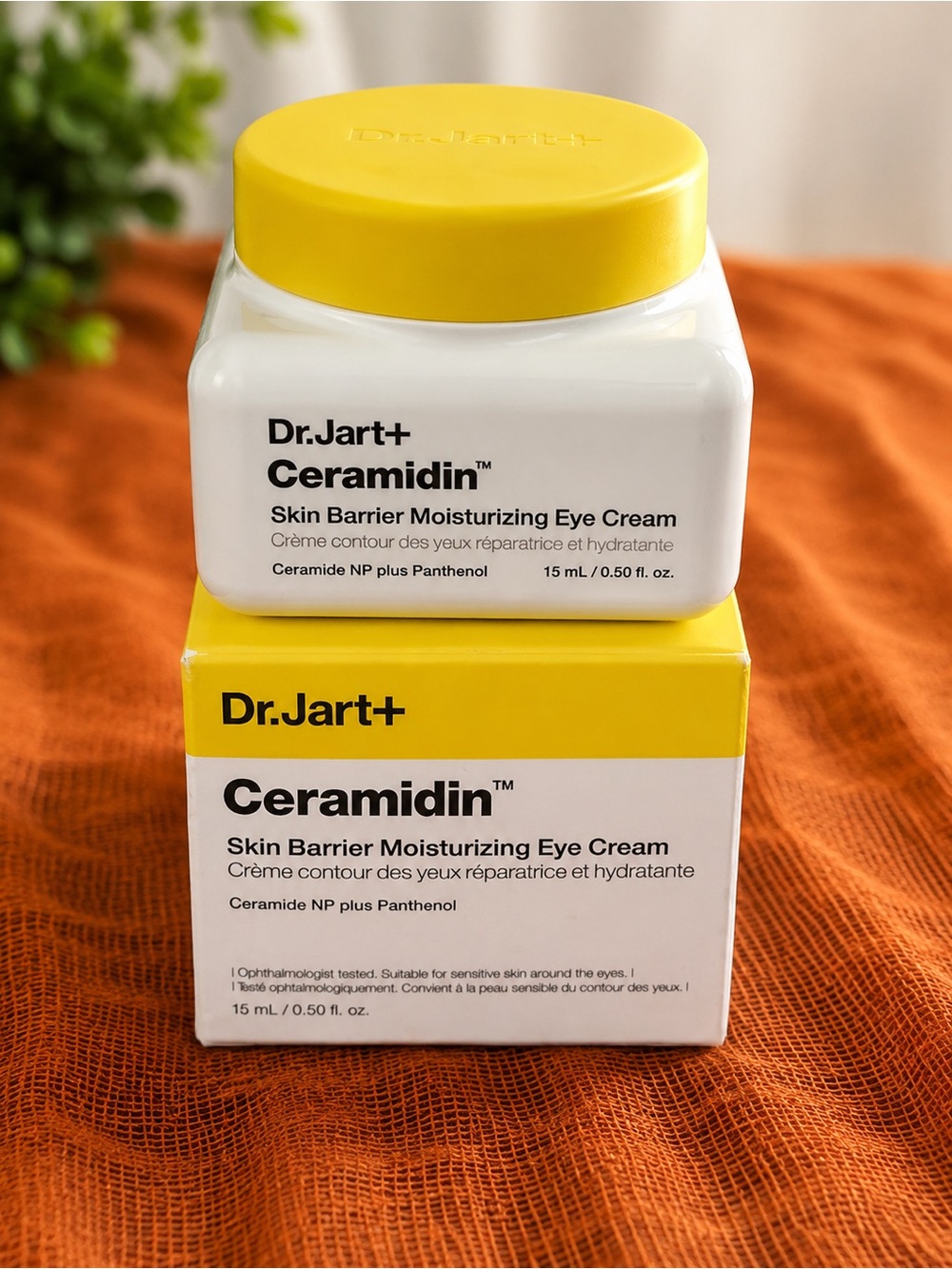 Dr.Jart+ Ceramidin Skin Barrier Moisturizing Eye Cream 15mL Hydrating NEW